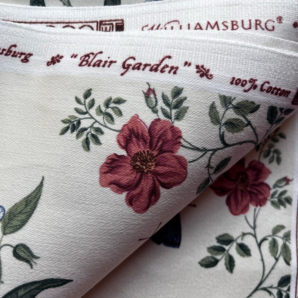 Blair Garden Colonial Williamsburg Foundation Upholstery Weight Fabric - NEW